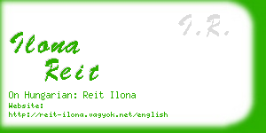 ilona reit business card